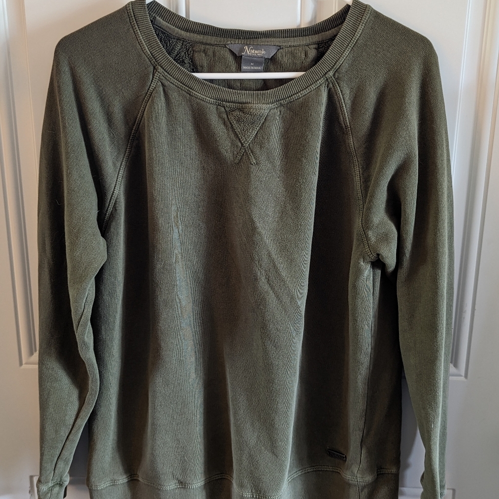 Natural Reflections Green Sweater